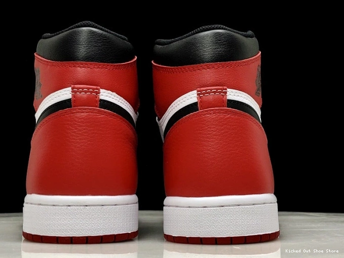 Kicked Out Shoe Store 555088-125 Retro 1 Jordan Black Toe Air 0721